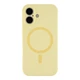 Чохол Glow Silicone Case Full Camera with Magsafe для iPhone 16 Yellow - изображение 1