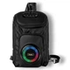 Портативная колонка-рюкзак HOCO HC42 Journey, стерео 20 Вт, Bluetooth 5.4, IPX4, USB/TF/FM, RGB-подсветка, 3 часа работы, черная - изображение 1