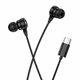 Наушники HOCO M116, вакуумные с микрофоном, ABS-пластик + TPE, Hi-Fi стерео, Type-C, 1.2 м, с пассивным шумоподавлением, черные - изображение 4