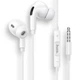 Наушники HOCO M101 Pro, кабель 1.2 м, mini-Jack 3.5 мм, 20–20000 Гц, 98 дБ, 10 мм динамик, белые - изображение 1