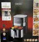 Многофункциональная аэрофритюрница Crownberg CB-5553, 6.5 л, 2000Вт, оборудована сенсорной панелью управления, цифровым дисплеем и набором автоматических программ, Черный - изображение 2