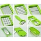 Овощерезка 12 в 1 Nicer Dicer Plus, для нарезки соломкой, ломтиками, кубиками, клиньями, Зеленый - изображение 4