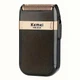 Електробритва Kemei KM-2024 Gray | Подвійна головка | USB-зарядка | IPX4 | Портативний шейвер - зображення 1