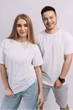 Футболка універсальна бавовна 100% БІЛИЙ, р.XL - изображение 2
