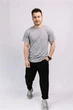 Футболка універсальна бавовна 100% МЕЛАНЖ, р.4XL - изображение 4