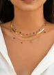 Набор колье 3 цепочки в разном стиле Fashion Jewelry Золотистые 19614 One Size - изображение 1