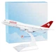 Модель літака Boeing 747 SwissAir 1:400 металева лита колекційна модель пасажирського авіалайнера 16 см - зображення 8