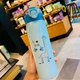 Детский Термос с трубочкой Giraffe 500 мл Голубой для школы из нержавеющей стали - изображение 3