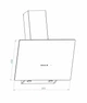 Вытяжка Наклонная BORGIO RNT-MG 60 black glass MU (850 м3) - изображение 2