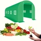 Пленка для теплицы парника армированная 4 х 2.5 х 2 м трехслойная с окнами 10 кв. м² 4Points Зеленая - изображение 9