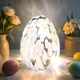Светодиодный, декоративный, стеклянный LED светильник, ночник, Пасхальное украшение Lidl 16,4х12,5см Белый - изображение 2