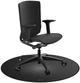 Килимок для крісла Trust Mika Round Mat Black 117 см, круглий, поліестер, протиковзкий, захист підлоги від подряпин - изображение 2