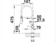 Змішувач кухонний Blanco - CATRIS-S Flexo PVD steel 525792 (00121536) - изображение 4