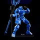 Подвижная фигурка-конструктор «Steel Fighter» Синий с магнитами - изображение 2