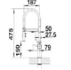 Змішувач кухонний Blanco - CATRIS-S Flexo 525791 (00121535) - изображение 5