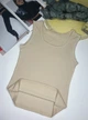 Жіноча майка термо на флісі в рубчик Lavolle L-XL (48-50) Бежевий - изображение 4