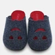 Женские домашние тапочки с закрытым носком Inblu NC-1L 36 22.5 см Серо-синие (ROZ6501078402) - изображение 3