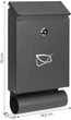 Skrzynka pocztowa ModernHome by Multistore stal nierdzewna AIE-ATS26(5905817010394) - obraz 8