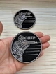 Шеврон " Опер", позивний воїн Опер, на чорному, на липучці, 7 см - изображение 2
