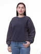 Женский стильный свитшот варка серый Oversize S-XL - изображение 3
