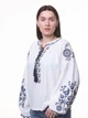 Елегантна жіноча біла вишиванка з витонченим орнаментом L - зображення 4