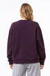 Стильний жіночий світшот у бордовому кольорі Oversize S-L - зображення 3