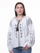Вышиванка женская с красивым орнаментом белая XL - изображение 4