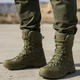 Берцы зимние BISTFOR гидрофобный нубук, Cordura и 4-слойная мембрана (до -25°C), цвет хаки, размер 39 - изображение 6