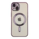 Чохол TPU Metallic Full Camera with Magsafe для iPhone 14 Dark Purple - изображение 1