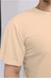 Футболка універсальна бавовна 100% БЕЖЕВИЙ, р.XL - зображення 2