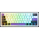 Клавіатура Hator Hellyberry HK60 Wireless White/Violet [157465] - зображення 1