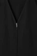 Сукня жіноча COS zip-front v-neck midi dress 1248023001 XS Чорний - изображение 6