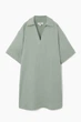 Сукня жіноча COS open-collar linen shirt dress 1227041001 36 Зелений - изображение 6