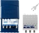 EDISION MAK-300 Mast усилитель антенны 2UHF+1VHF/FM 17–32 дБ 107 дБмВ 24В с фильтром 5G LTE и питанием 24В - изображение 1