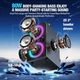 TPBEAT Bluetooth колонка, 80 Вт, мощный бас, LED, 100 дБ, стереозвук, 18 часов, TWS, для вечеринок и кемпинга - изображение 2