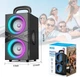 TPBEAT Bluetooth колонка, 80 Вт, мощный бас, LED, 100 дБ, стереозвук, 18 часов, TWS, для вечеринок и кемпинга - изображение 7
