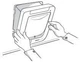 Мікрочіп дверцята для кота sureflap, автоматична cat flap, rfid, біла - зображення 3