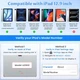 Клавіатурний чохол для iPad Pro 12.9" (6/5/4 покоління) сумісний з iPad Air 13 M2 бездротовий підсвітка 7 кольорів тримач стилуса - зображення 9