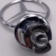 Знак на капот Mercedes-Benz прицел эмблема 221 W202 W203 W204 W208 W210 W220 металл синий герб a2108800186 - изображение 4