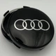 Колпачок с логотипом Audi 60 мм 56 мм заглушка ауди черная - изображение 1