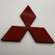 Значок Емблема Mitsubishi (MITSUBISHI) 100 мм хром 90 мм Міцубісі чорна - зображення 4