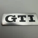 Наклейка GTI VW Volkswagen (Фольксваген) металлическая 85 мм 35 мм шильдик табличка - изображение 3