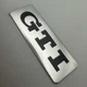 Наклейка GTI VW Volkswagen (Фольксваген) металлическая 85 мм 35 мм шильдик табличка - изображение 4
