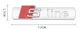 Audi s line емблема на крило кузов хром табличка sline Ауді шильдик - зображення 5