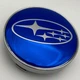 Колпачок Subaru 59 мм 55 мм синий заглушка в диск субару - изображение 1