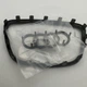 Накладка кермо Audi-ауди Емблема рамка airbag у подушку безпеки 112 мм 66 мм чорна (ауді) 16 пінів ВСТАВКА - зображення 4