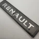 Напис Renault (Рено) на кузов шильдик табличка метал 160 мм 20 мм емблема на багажник хром - зображення 6