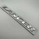 Эмблема наклейка MITSUBISHI (Митсубиси) Lancer шильдик надпись 180 мм 20 мм лансер хром - изображение 2