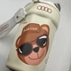 Термочашка ауді термокухоль AUDI термос з ведмедик і брелоком - зображення 5