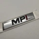Емблема напис багажника Skoda MPI шильдик 65 mm 15 mm - зображення 2